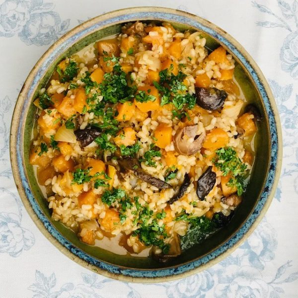 Butternut squash risotto