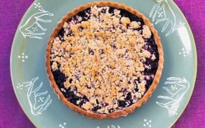 Roar Almond & Buckwheat Crumble Tart