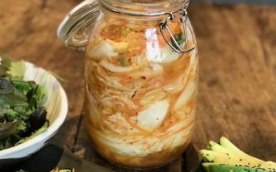 Roar kimchi style cabbage salad